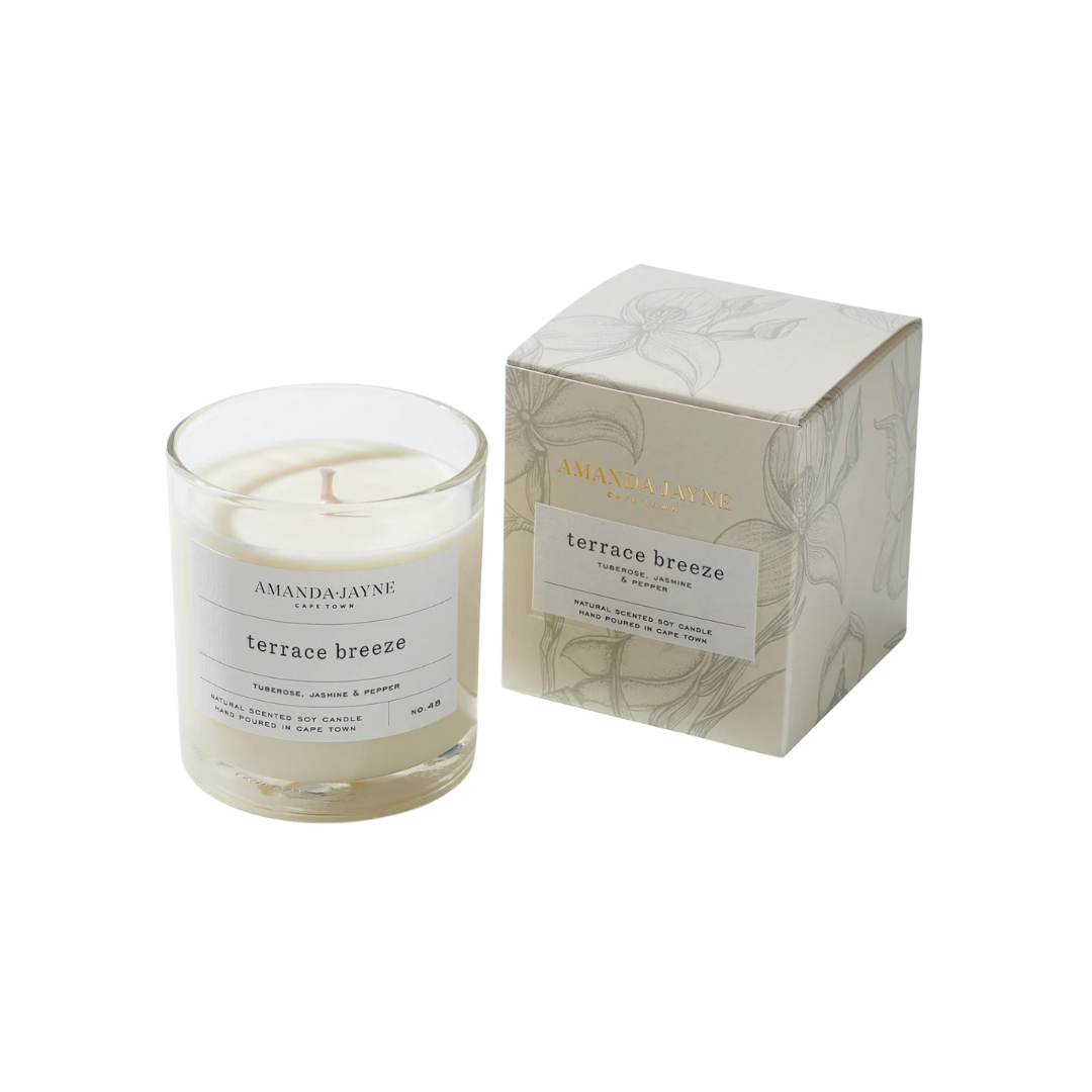 TERRACE BREEZE GLASS CANDLE - Summah