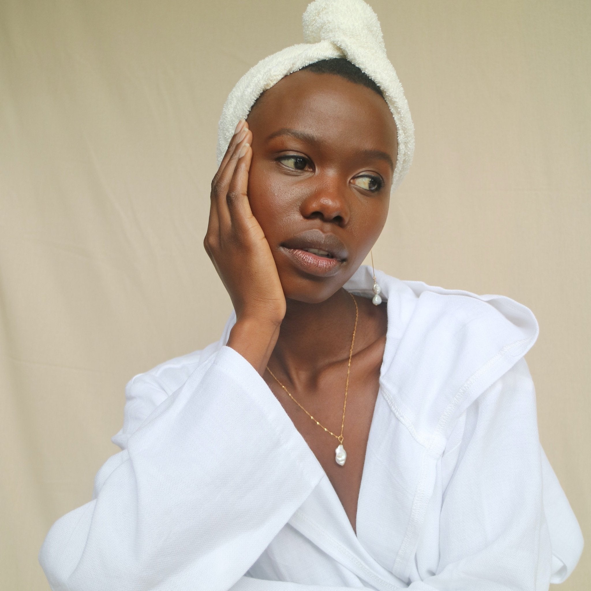 WHITE GOWN / ROBE - Summah